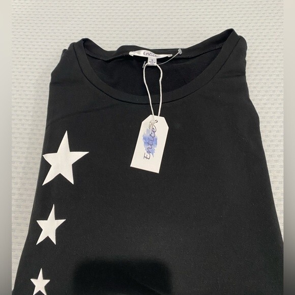 NEW Women’s Entice Sweatshirt Size S Black - Picture 4 of 6